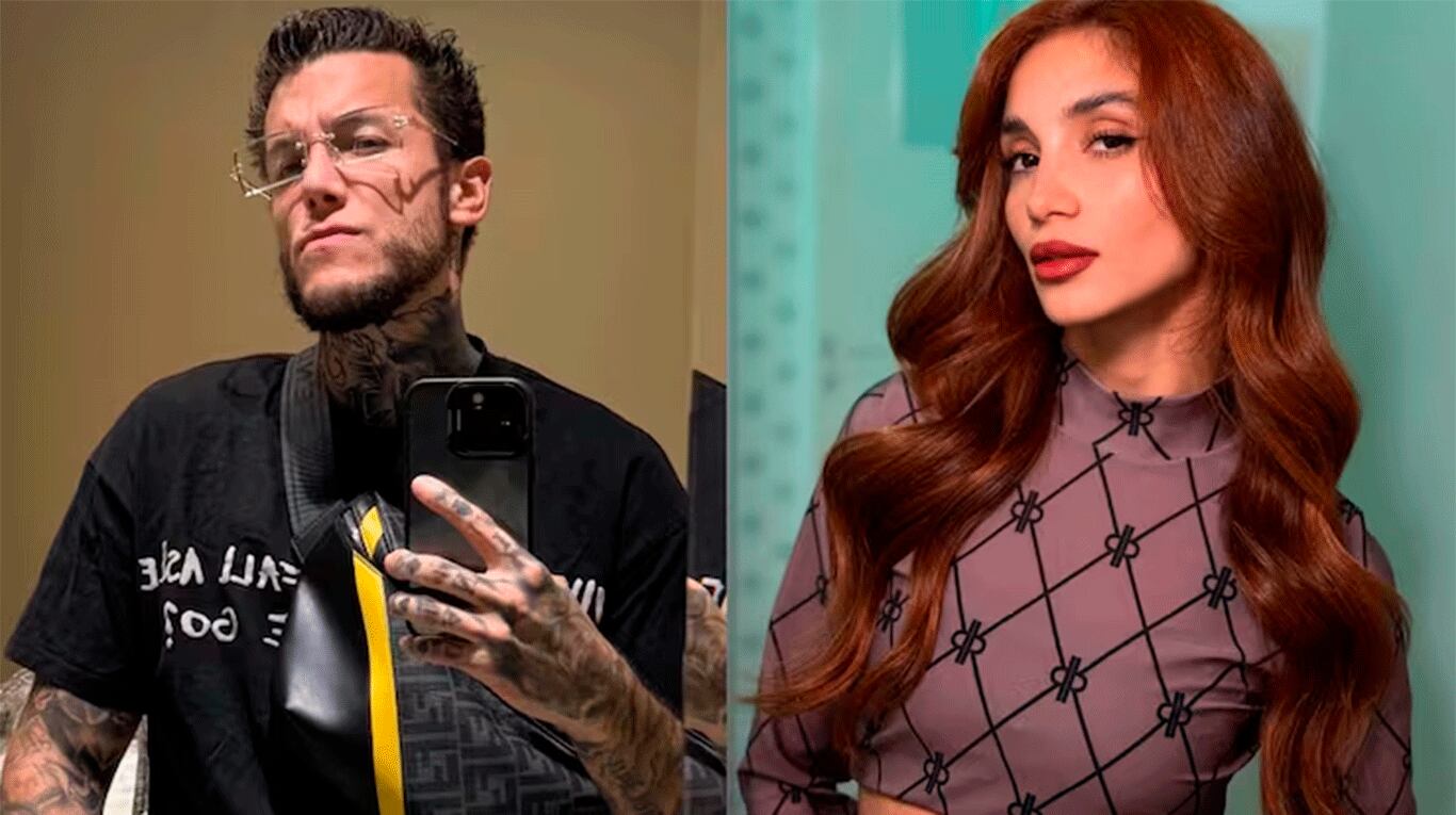 Alex Caniggia y Melody Luz (Foto: capturas de redes sociales).