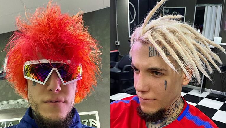 Alex se cambió radicalmente el look.