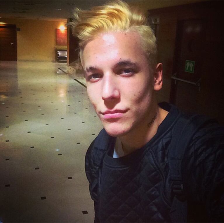 Alexander Caniggia se platinó. (Foto: Instagram)