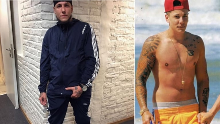 Alexander Caniggia y la obscena foto que publicó en su Instagram: "El que no me banca, que me agarre la palanca"