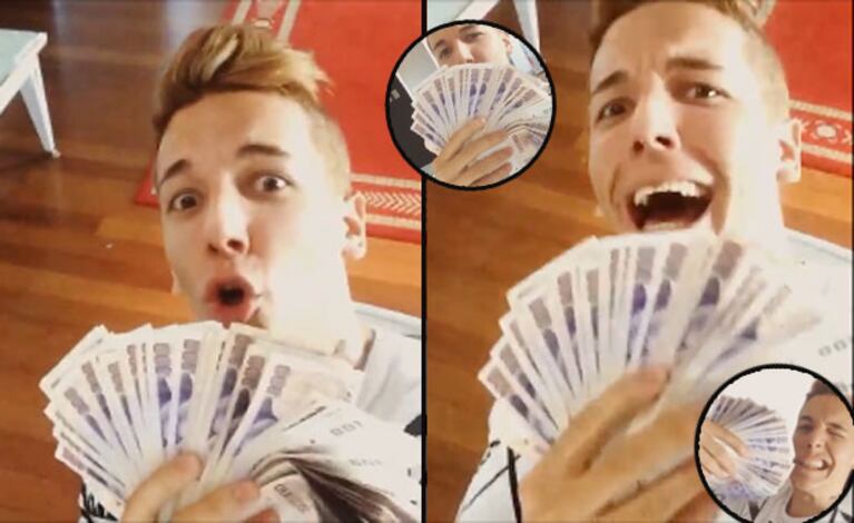 Alexander Caniggia y un (nuevo) provocador video que despertó críticas en las redes sociales. (Foto: captura de video)