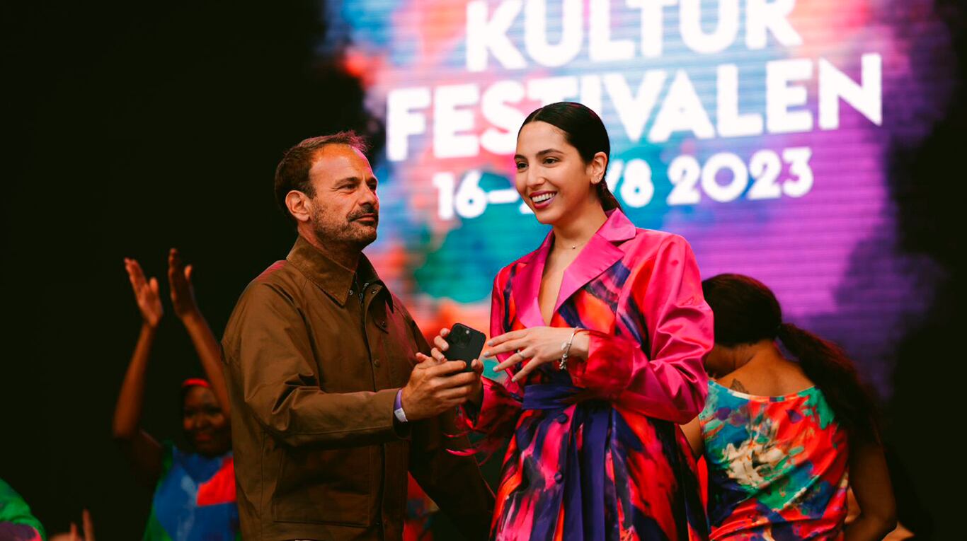 Alexia Toumikian y Eduardo Ocantos en el  Kulture Festival de Estocolmo para Veer