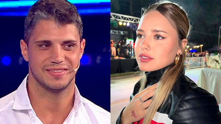 Alexis Quiroga y Coti Romero de vacaciones en el exterior. 