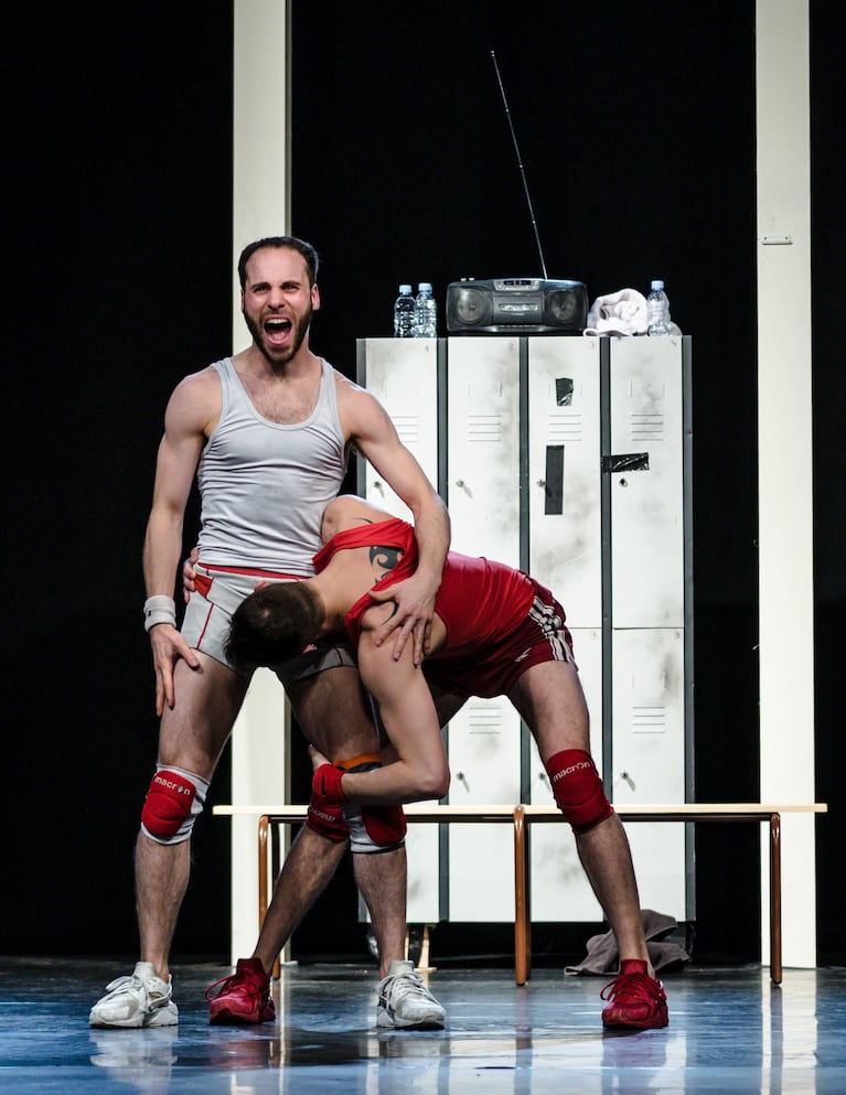 Alfonso Barón y Luciano Rosso en Un Poyo Rojo. (Foto: Prensa)