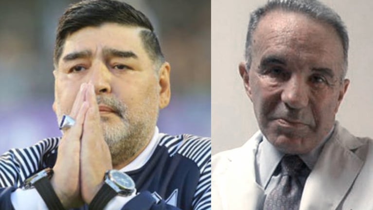 Alfredo se refirió con tristeza a la muerte del Diez.