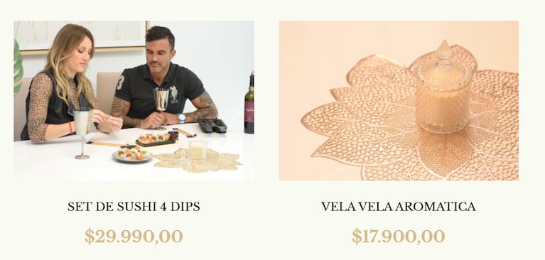 Algunos de los productos que vende Mica.