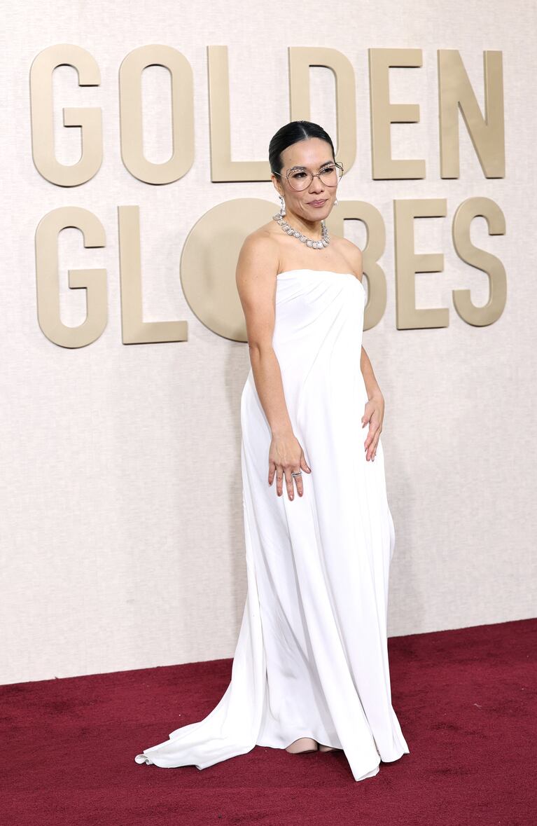 Ali Wong attends the 81st Annual Golden Globe Awards in Beverly Hills, California, U.S., January 7, 2024. REUTERS/Mike Blake