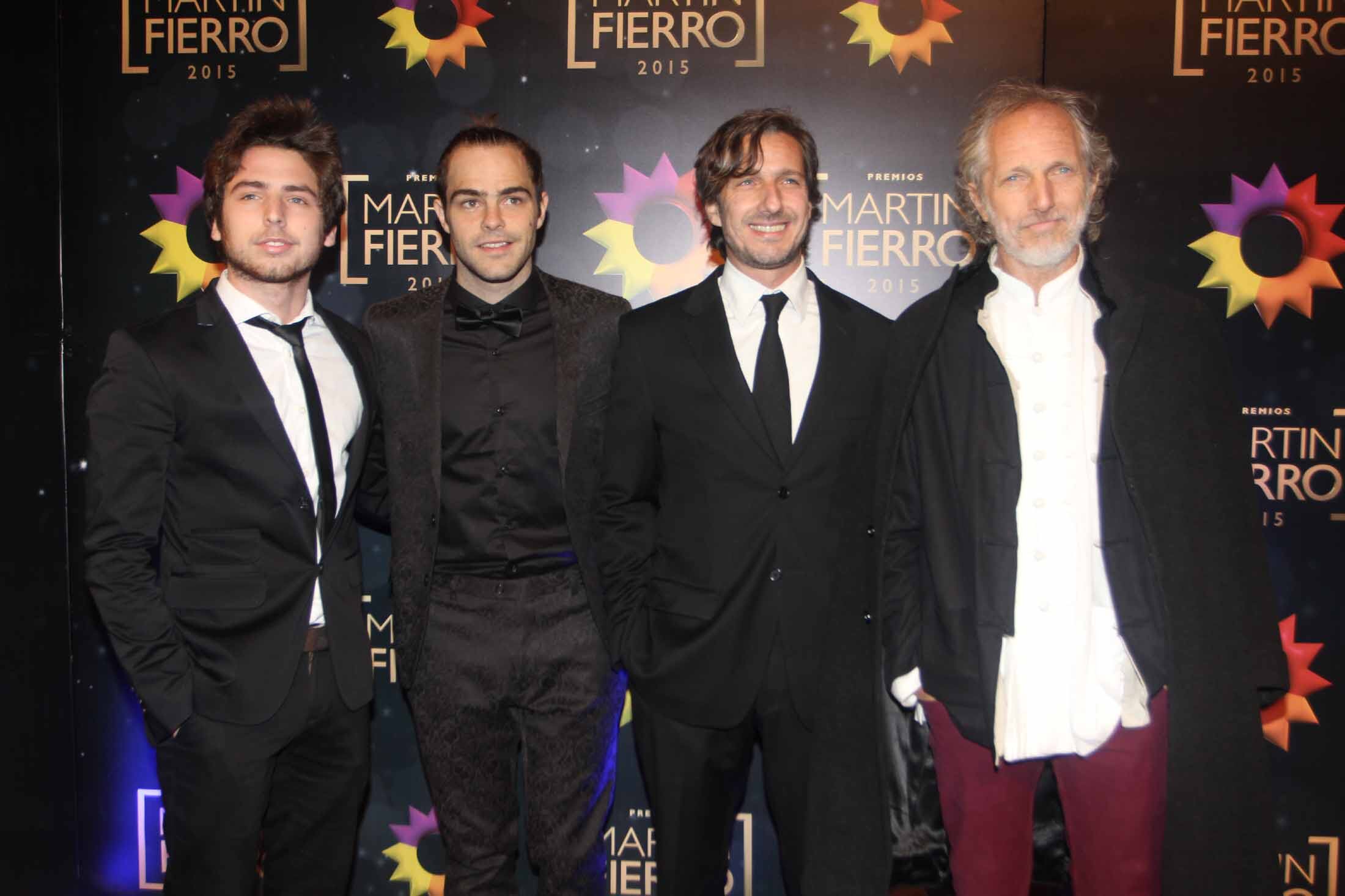 Aliados en los Martín Fierro 2015 (Foto: Movilpress- Ciudad.com). 