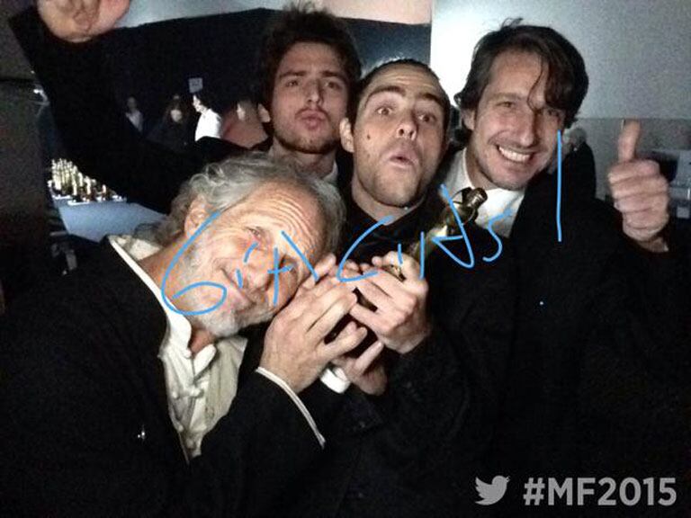 Aliados festejó en el Twitter Mirror de El Trece (Fotos: @eltreceoficial). 