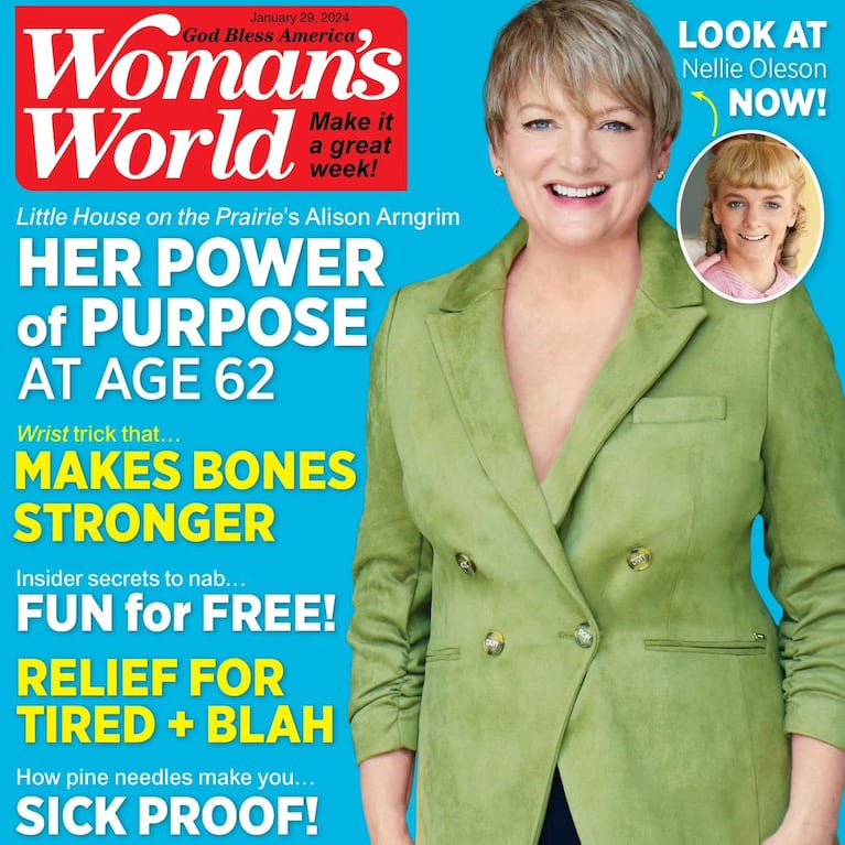 Alison Arngrim, tapa de Womans World en enero de 2024