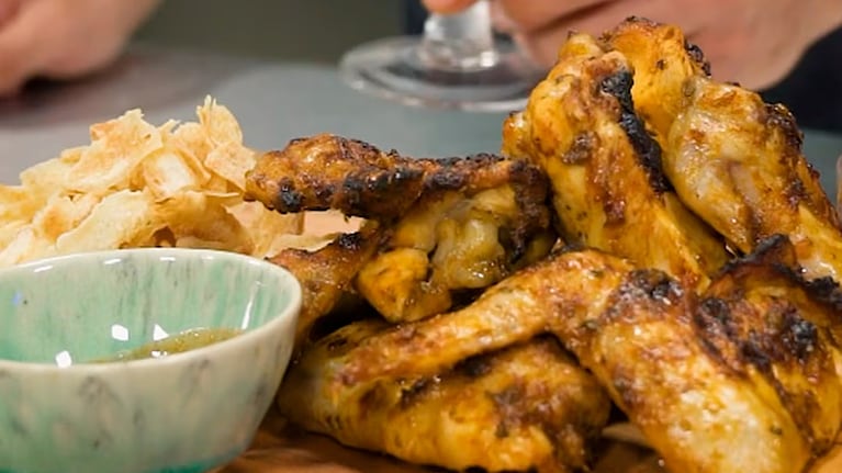 Alitas de pollo, minutas, receta