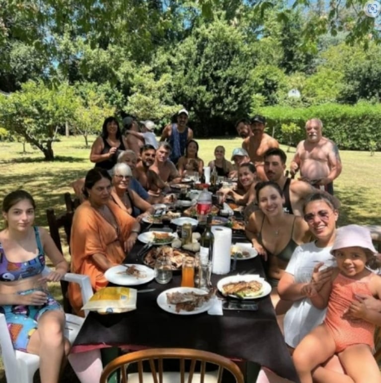 Allegra, la hija de Cubero y Neumann, festejó su cumpleaños en la casa de la madre de Mica Viciconte