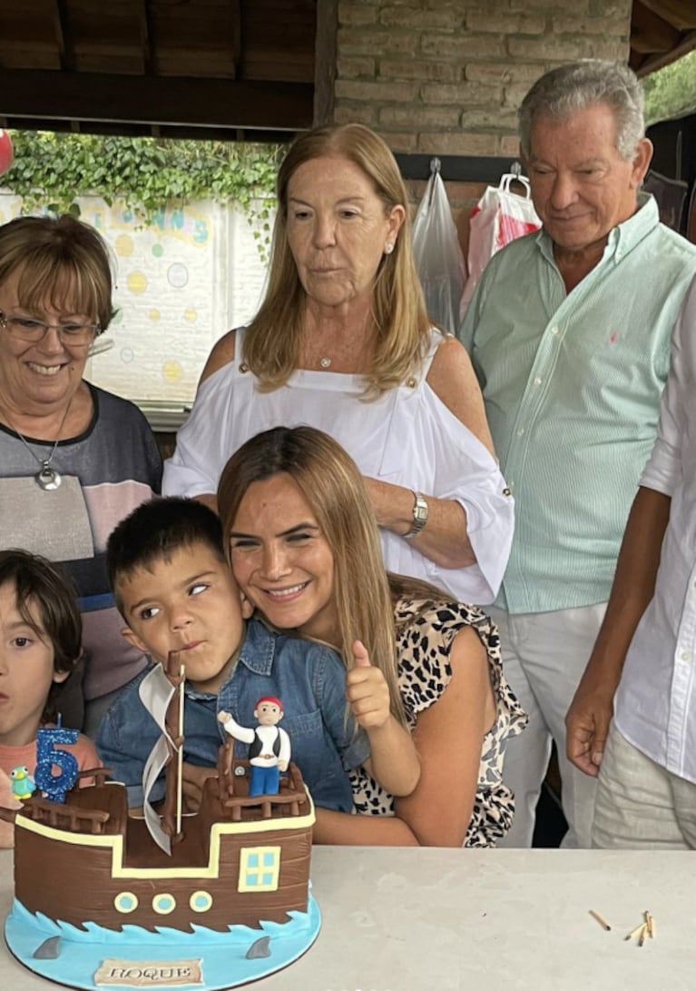 Amalia Granata compartió las fotos del cumple de su hijo Roque: "Quiero que seas feliz"