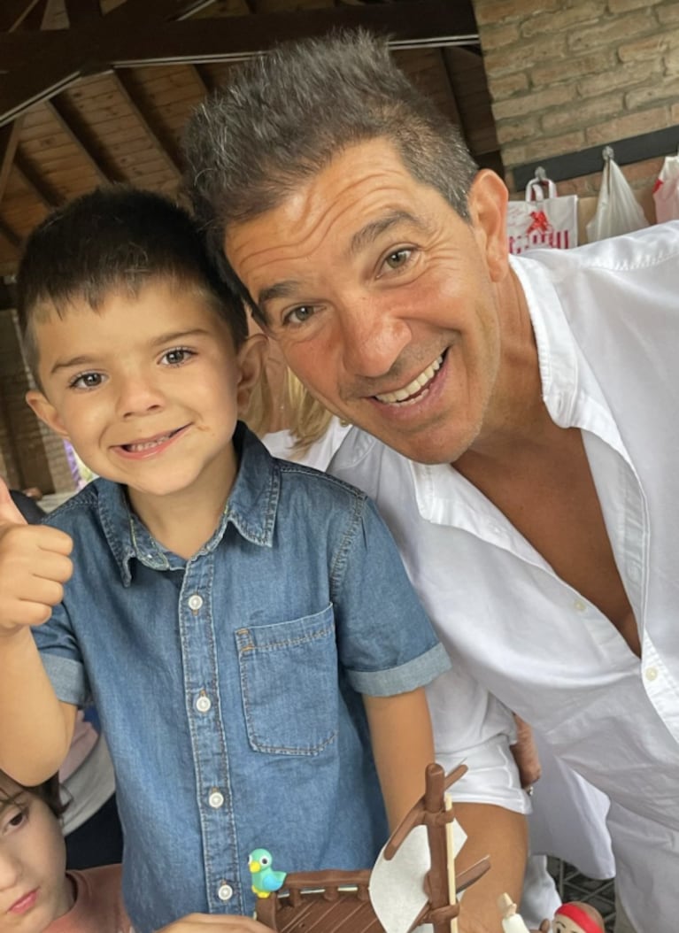 Amalia Granata compartió las fotos del cumple de su hijo Roque: "Quiero que seas feliz"