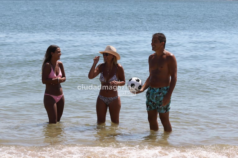 Amalia Granata con su familia en Punta del Este (Fotos: Ramiro Souto).
