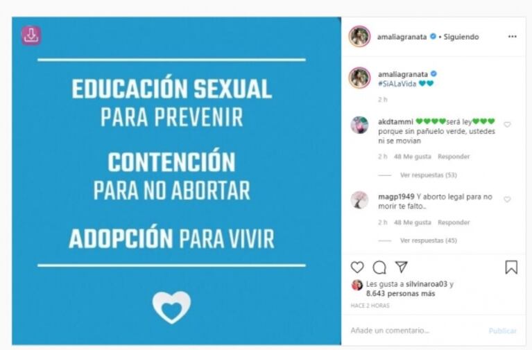 Amalia Granata cruzó al Ministro de Educación en el día de la manifestación por el aborto legal: "¿A partir de qué edad una vida vale?"