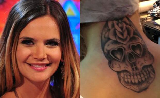 Amalia Granata eligió una calavera en blanco y negro (Foto: Web). 