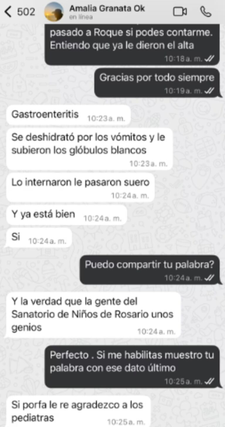 Amalia Granata en diálogo con Juan Etchegoyen (Foto: X/@JuanEtchegoyen).