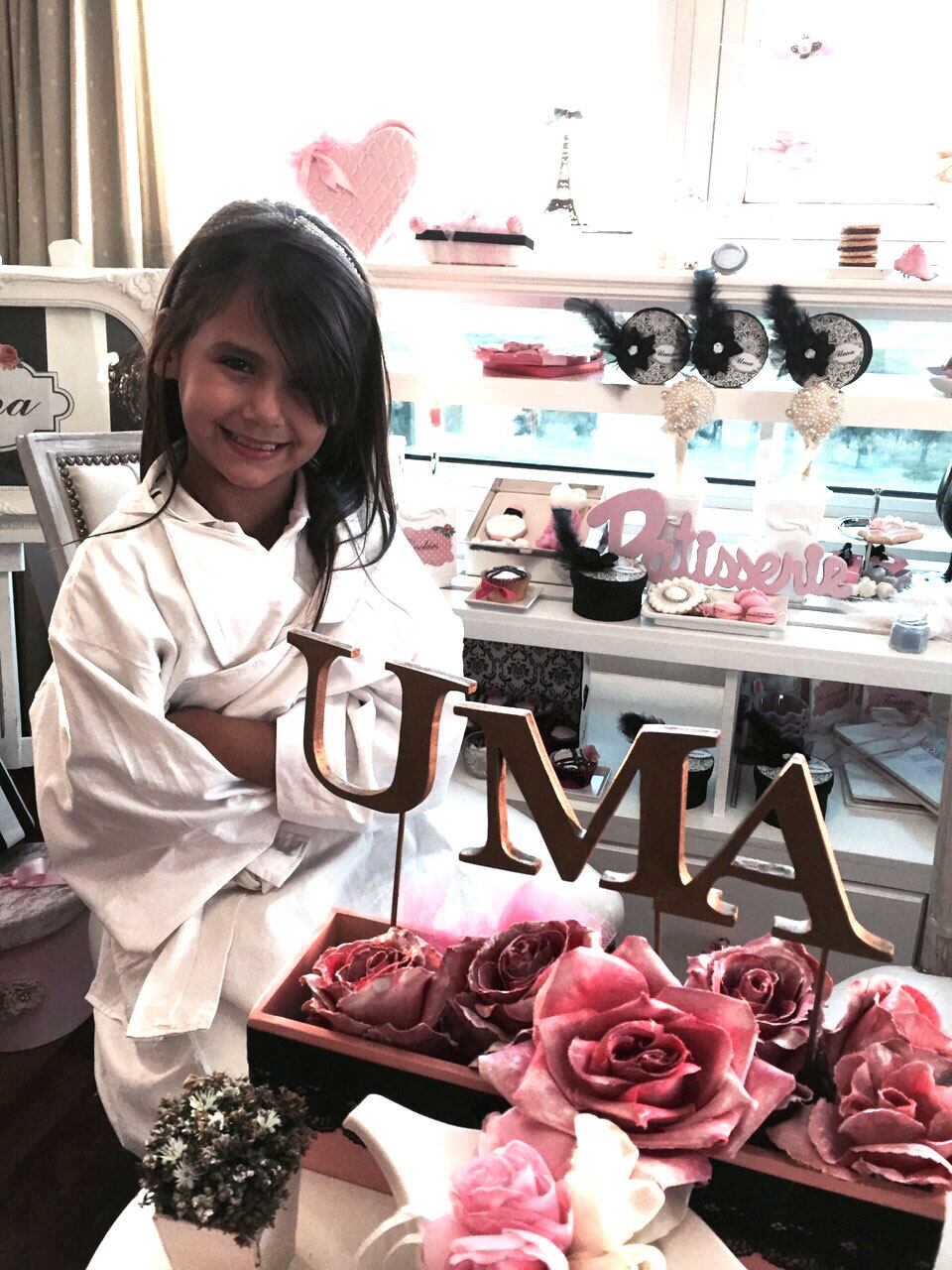 Amalia Granata le festejó el cumpleaños a Uma. (Foto: gentileza de Amalia Granata)