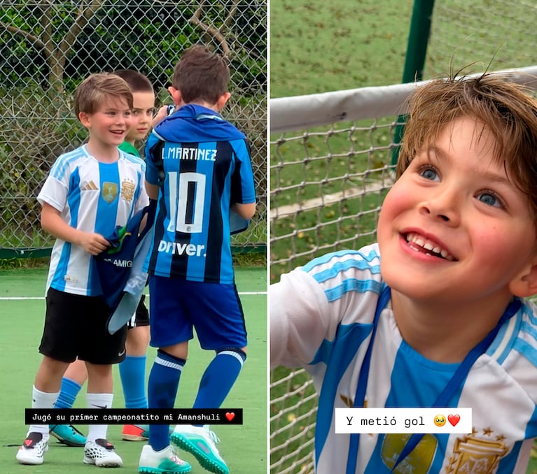Amancio jugó su primer campeonato y metió un gol (Foto: Instagram @sangrejaponesa)