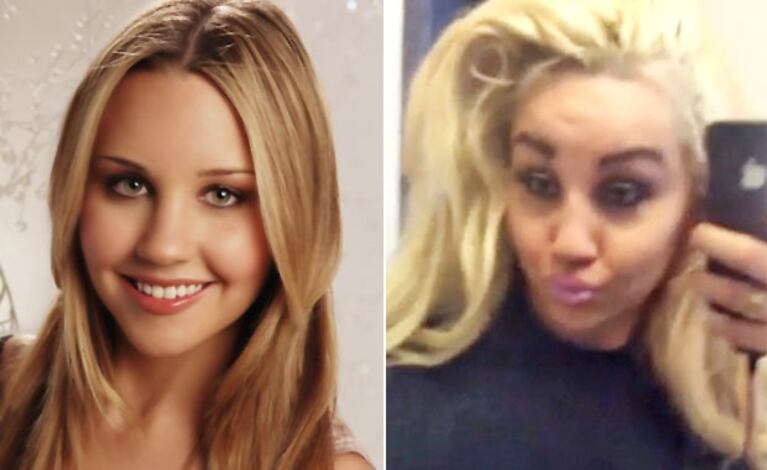 Amanda Bynes, ayer y hoy. (Fotos: Web)