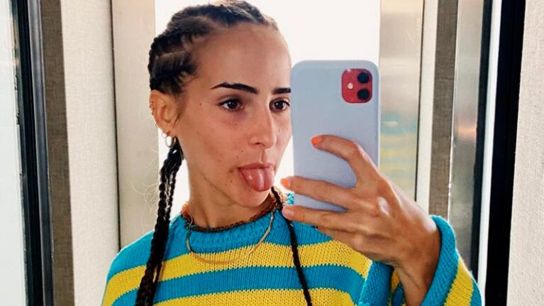 Ámbar de Benedectis debutó como modelo: sus primeras fotos posando en ropa interior.