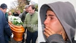 Ámbar De Benedictis se quebró en el entierro de su abuelo, Piero. (Foto: Movilpress)