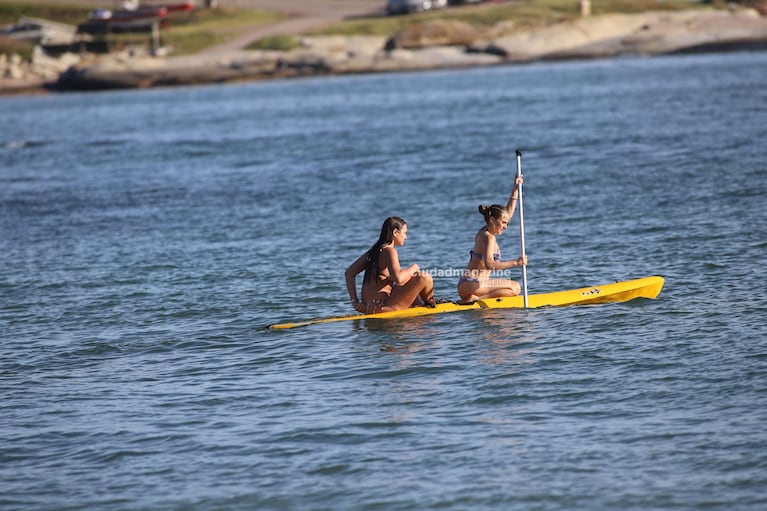 Ámbar de Benedictis y Lucia Pedraza en Uruguay (Foto: Ramiro Souto)