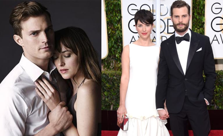 Amelia Warner y Jamie Dornan. (Fuente: web)