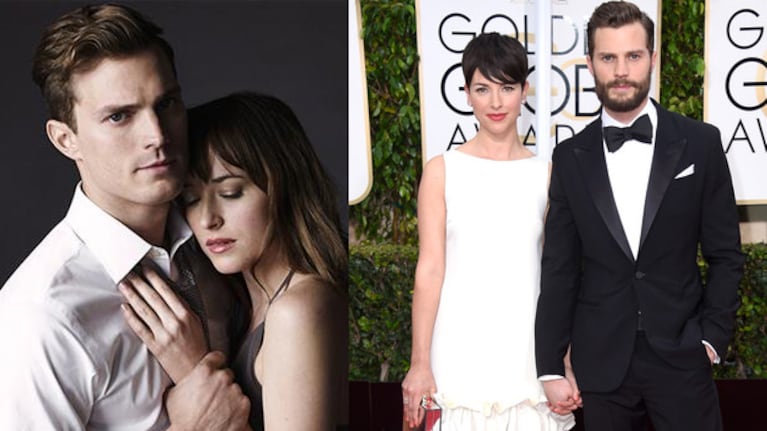 Amelia Warner y Jamie Dornan. (Fuente: web)