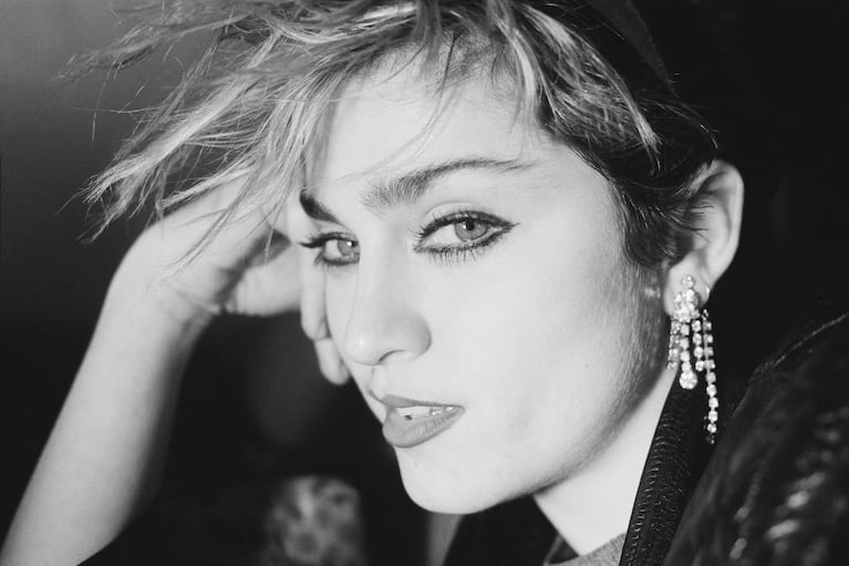 American singer Madonna in a loft on Canal Street, New York City, December 1982. (Photo by Peter Noble/Redferns/Getty Images)