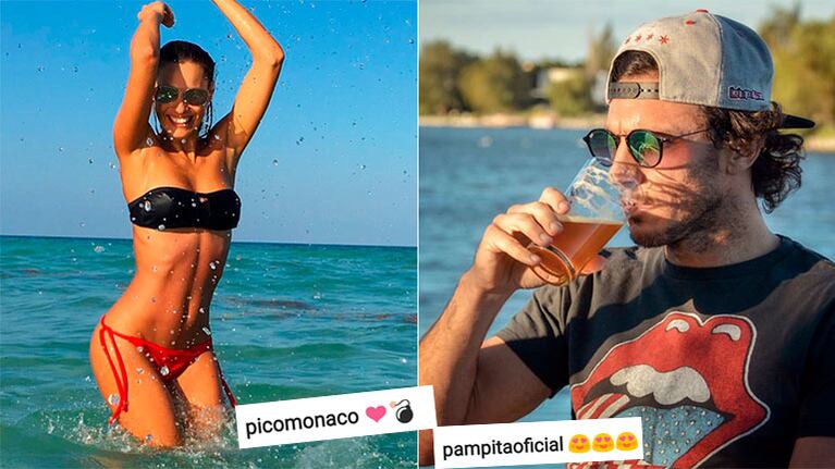 ¡Amor 2.0! Pampita y Pico Mónaco, fotos sexies y crece de emojis románticos en las redes sociales 