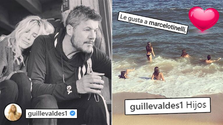 ¡Amor en multitud! Guillermina Valdés y una tierna postal familiar en el mar de Punta: Hijos