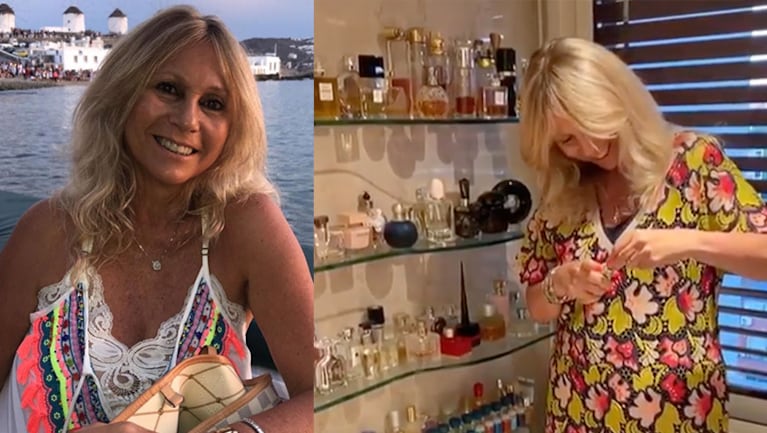 Ana elige qué perfume ponerse según su estado de ánimo.