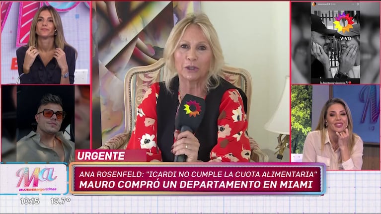 Ana Rosenfeld con Mujeres Argentinas.