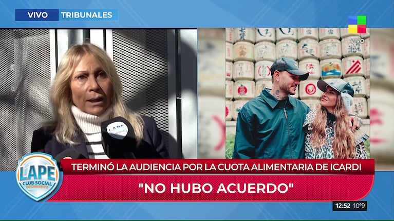 Ana Rossenfeld habló de la causa de Wanda Nara y Mauro Icardi por sus hijas (Foto: captura de América).
