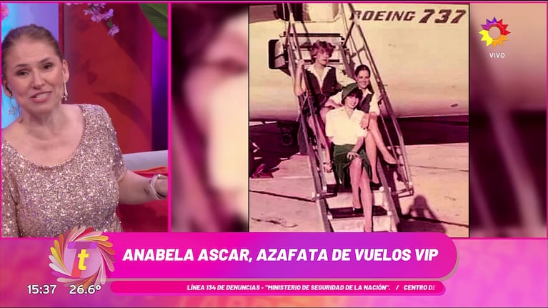 Anabela Ascar volvió a su antiguo oficio (Foto: captura de eltrece).