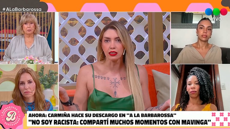 Analía Franchín fulminó a Carmiña de Gran Hermano (captura de Telefe)