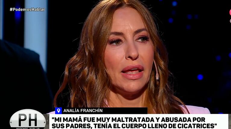 Analía Franchín reveló el desgarrador secreto que le confesó su mamá antes de morir (captura de Telefe)