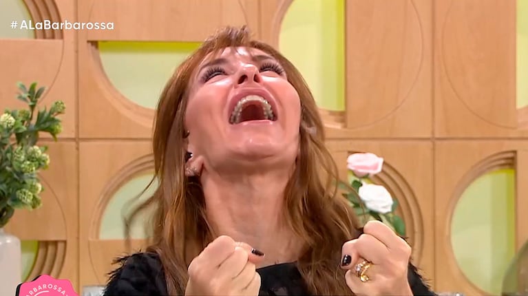 Analía Franchín tuvo una explosiva reacción en vivo (captura de Telefe)