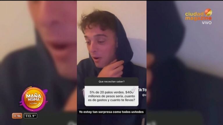 Analizaron los gestos de Santi Maratea por la colecta de Independiente y encontraron un inquietante detalle: "Nervioso"