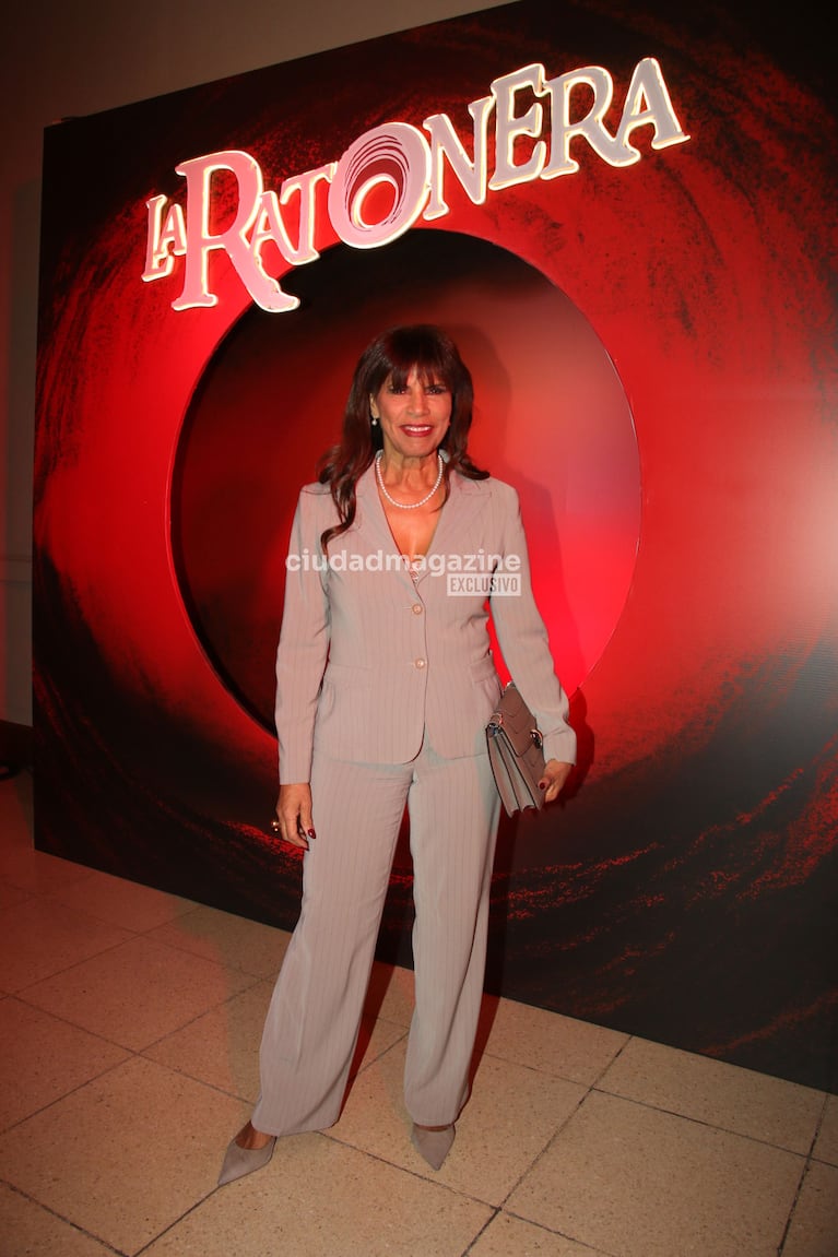 Anamá Ferreira en el estreno de La Ratonera (Foto: Movilpress).