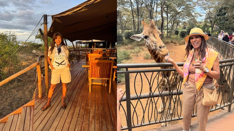 Anamá Ferreira sorprendió con las fotos de su increíble viaje por África: safaris, animales salvajes y una experiencia única. Crédito: Instagram