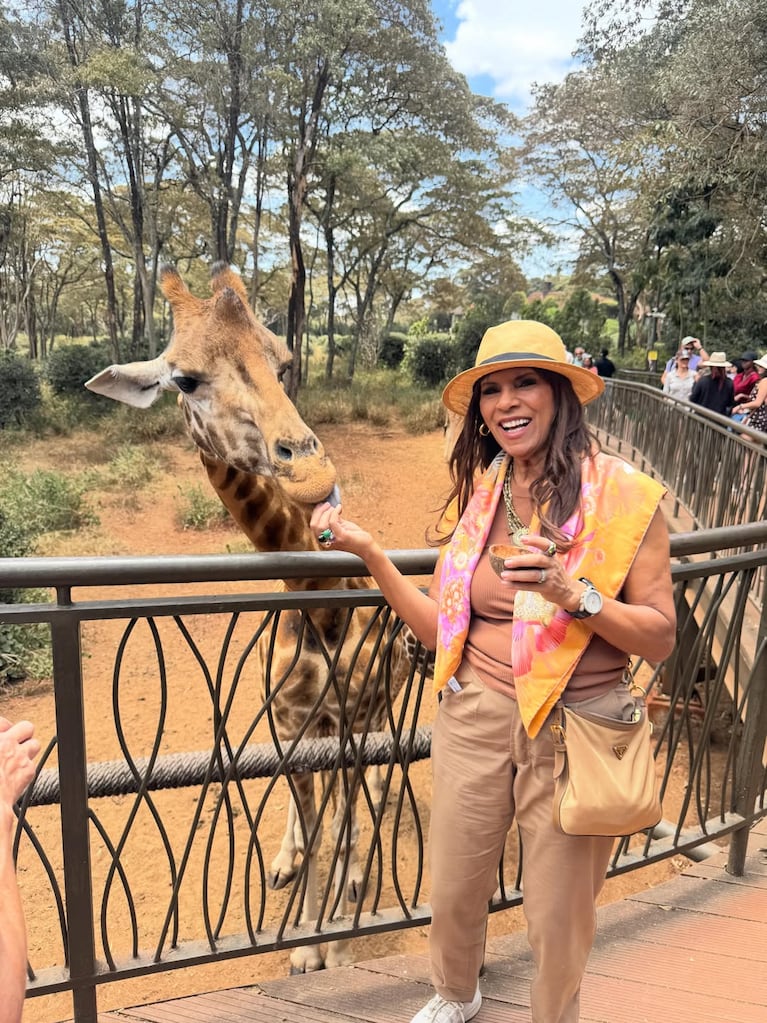 Anamá Ferreira sorprendió con las fotos de su increíble viaje por África: safaris, animales salvajes y una experiencia única. Crédito: Instagram