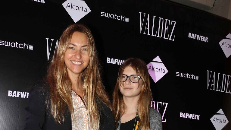 Andrea Bursten y su hija Francesca, un dúo fashionista (Fotos: Movilpress).