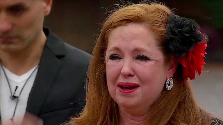 Andrea del Boca en Gran Hermano (Fotos: capturas Telefe)