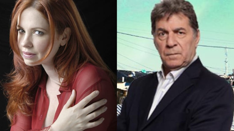 Andrea del Boca se cayó para atrás sentada en una silla; Carlos Moreno sufrió un infarto. (Fotos: Web)