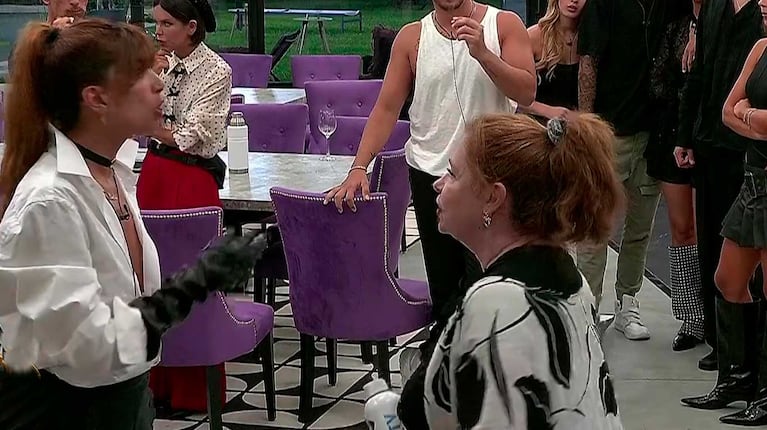 Andrea del Boca y Sol Abraham en Gran Hermano Generación Dorada (Foto: captura Telefe)