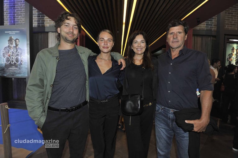 Andrea Frigerio con Lucas Bocchino, "Fini" Bocchino y Conrado Dell Acqua