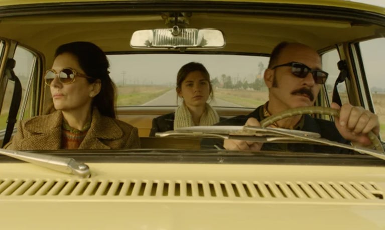 Andrea Frigerio y Darío Grandinetti en una escena de "Rojo".